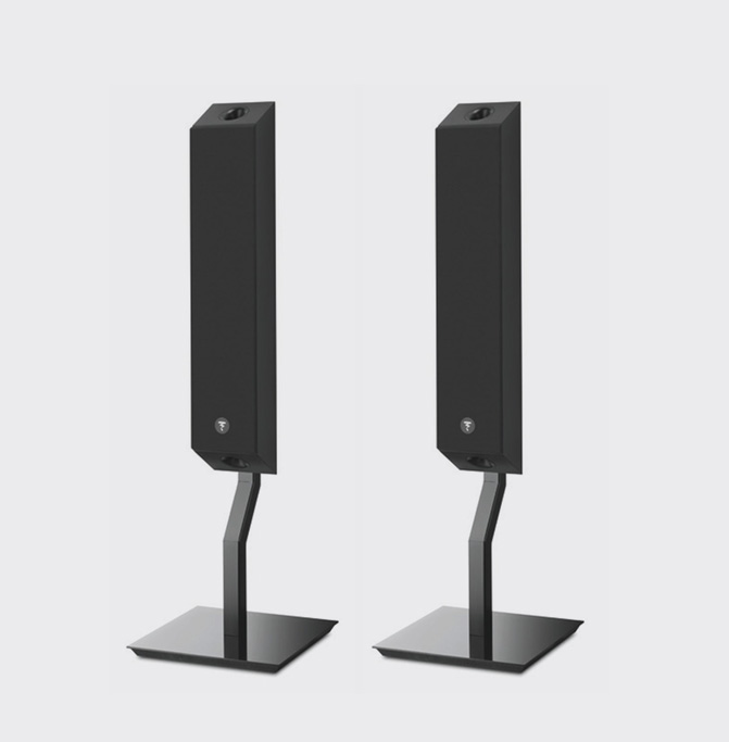 Focal Stands for On Wall 301 & 302 Zwart